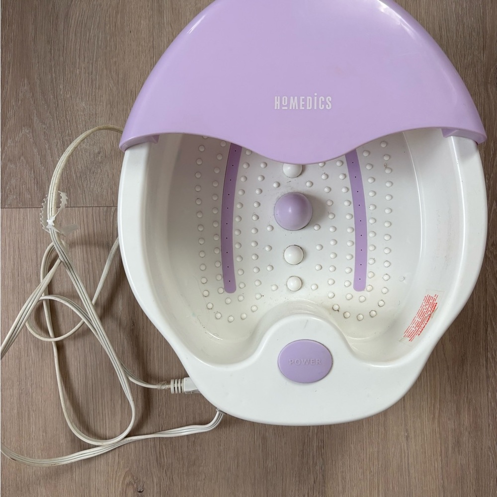 Homedics Purple and White Kids Foot Spa